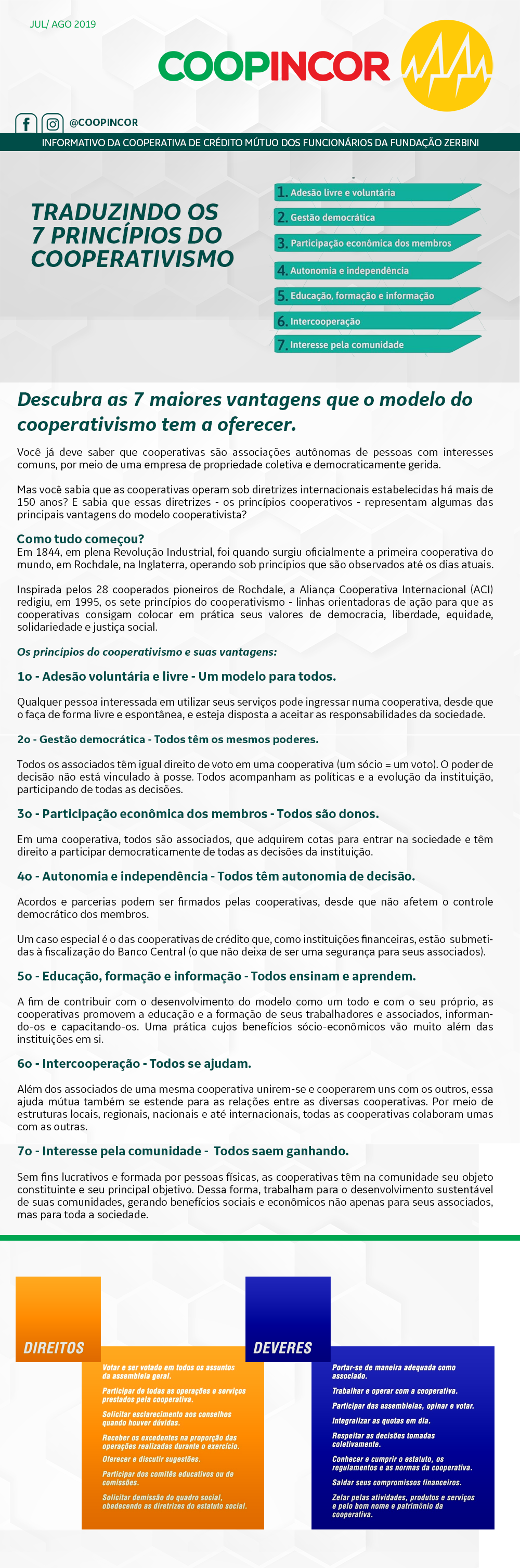 INFORMATIVO JUL AGO 2019