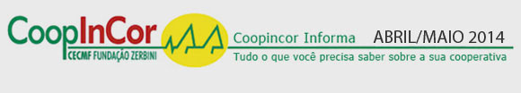 Coopincor News - Abril e Maio 2014